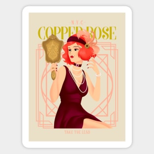 NYC COPPER ROSE - The Great Gatsby Sticker